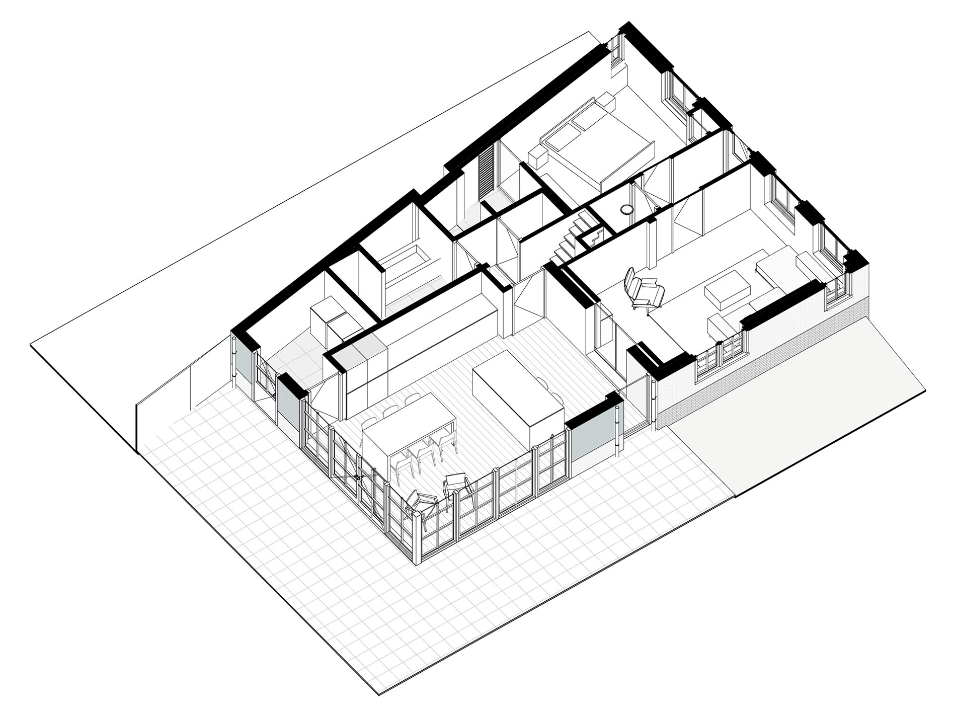 3D overzicht plattegrond